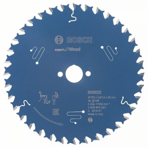 products/Пильный диск по дереву Expert for Wood 165x20x2.6/1.6x36T Bosch 2608644023