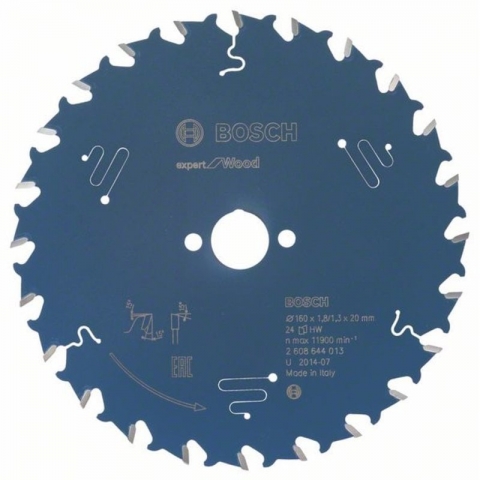 products/Пильный диск по дереву Expert for Wood 160x20x1.8/1.3x24T Bosch 2608644013