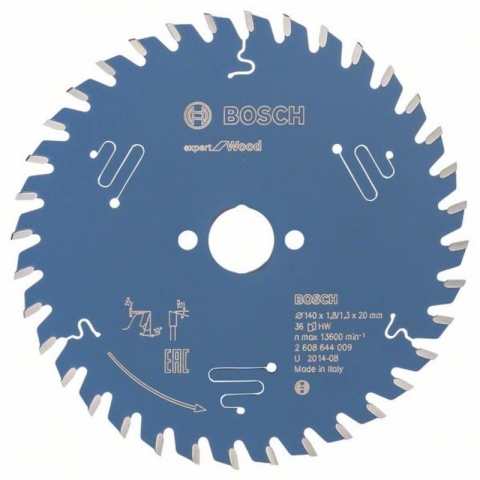 products/Пильный диск по дереву Expert for Wood 140x20x1.8/1.3x36T Bosch 2608644009