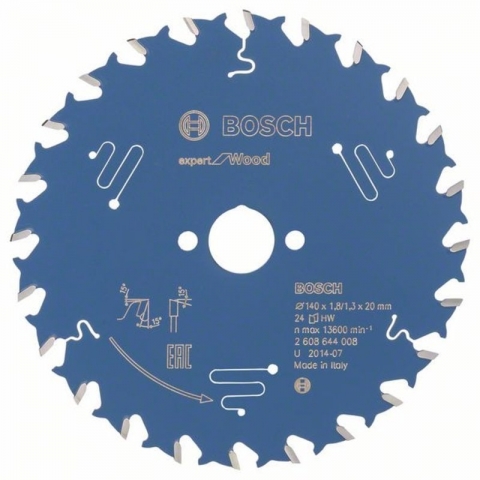 products/Пильный диск по дереву Expert for Wood 140x20x1.8/1.3x24T Bosch 2608644008