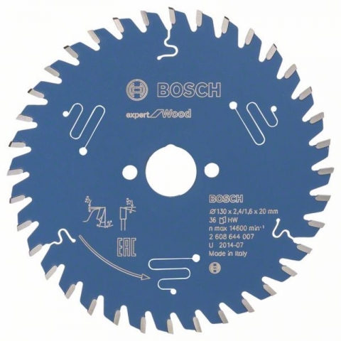 products/Пильный диск по дереву Expert for Wood 130x20x2.4/1.6x36T Bosch 2608644007