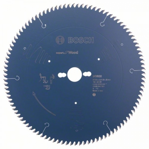 products/Пильный диск по дереву 300x30x2.5/1.8 мм 100T ATB Expert for Wood Bosch 2608642501