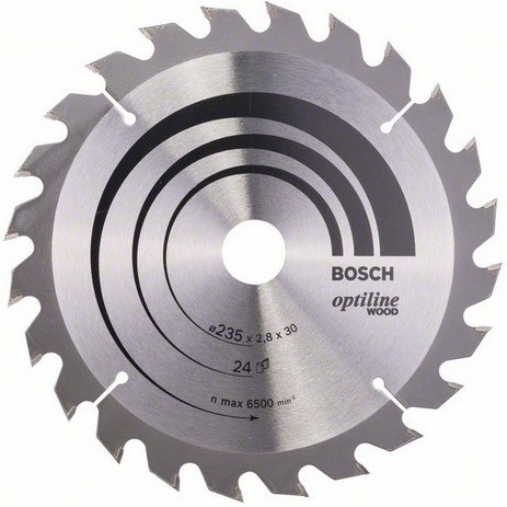 products/Пильный диск 235×2.8×30 мм 24Т OPTILINE Bosch 2608640725