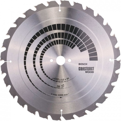 products/Пильный диск по дереву/бетону 400×3.5×30 мм 28Т CONSTRUCТ Bosch 2608640693
