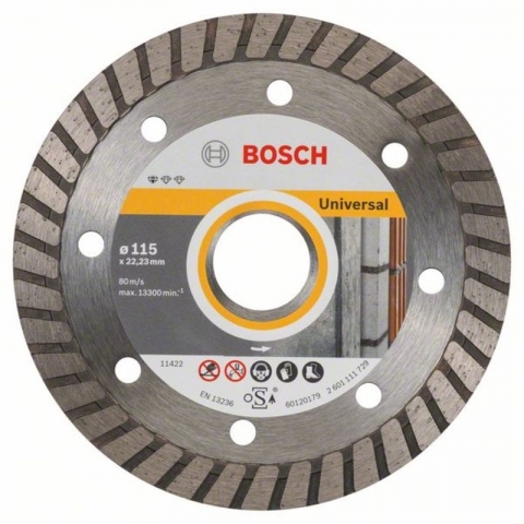 products/Алмазный диск по стройматериалам Standard for Universal Turbo 115×22,23x2x10 мм (10 шт) Bosch 2608603249