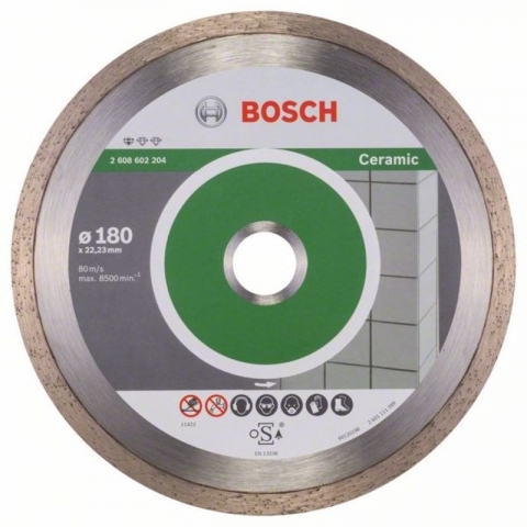 products/Алмазный диск по керамике/камню Standard for Ceramic 180×22,23×1,6×7 мм (10 шт) Bosch 2608603233