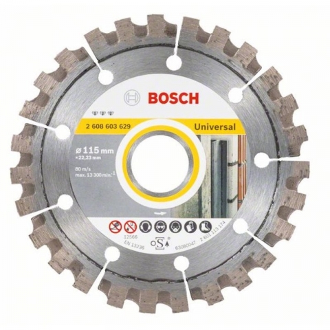 products/Алмазный диск универсальный Best for Universal 115×22,23×2,2×12 мм Bosch 2608603629