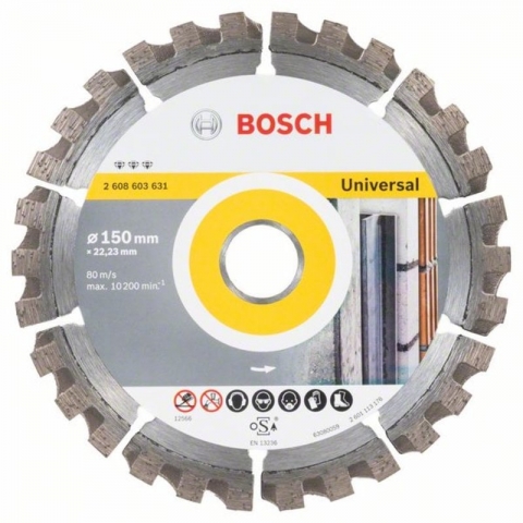 products/Алмазный диск универсальный Best for Universal 150×22,23×2,4×12 мм Bosch 2608603631