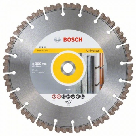 products/Алмазный диск универсальный Best for Universal 300×22,23×2,8×12 мм Bosch 2608603634