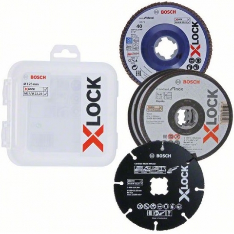 products/Набор дисков X-LOCK (125 мм; 5 шт.) Bosch 2608619374