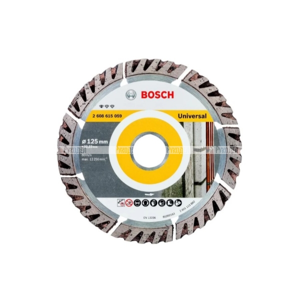 Диск алмазный Universal (125х22.2 мм; 10 шт.) Bosch 2608615060