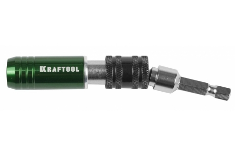 products/Адаптер KRAFTOOL "EXPERT" для бит с магнитным держателем крепежа, шарнирный, 100мм, арт.26761-100
