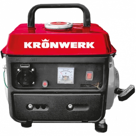 products/Генератор бензиновый LK-950, 0,8 кВт, 230 В, 2-х такт., 4 л, ручной стартер, Kronwerk, арт. 94667