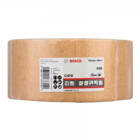 products/Наждачная бумага C470 Best for Wood and Paint, в рулоне, Bosch 2608608711