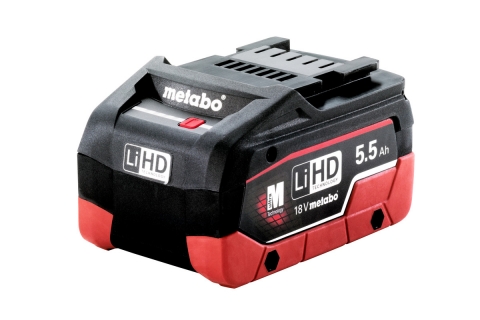 products/Аккумуляторный блок Metabo LiHD, 18 В - 5,5 Ач 625368000