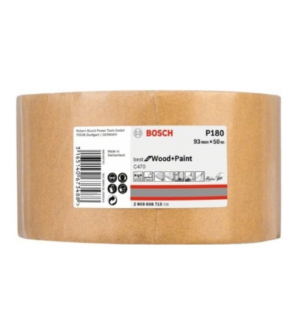 products/Наждачная бумага C470 Best for Wood and Paint, в рулоне, Bosch 2608608715