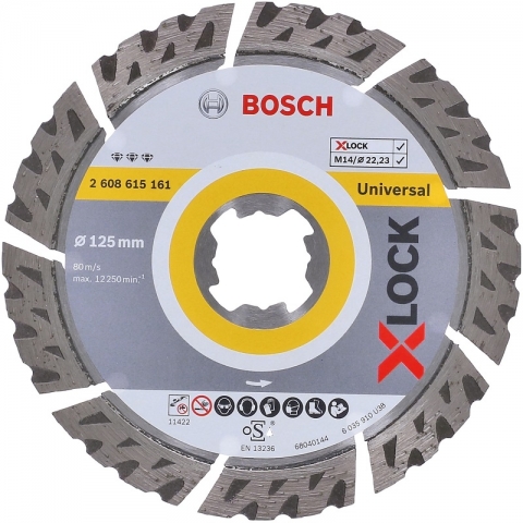 products/Алмазный диск по универсальный 125×22.23×2.2×12 мм X-LOCK Best for Universal Bosch 2608615161