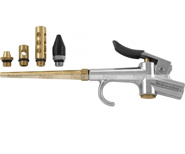 JAT-6904S Jonnesway Пистолет продувочный с насадками, 5 предметов
