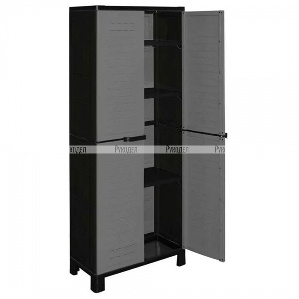 Высокий шкаф Keter AirSpire, графит/серый, арт. 246141