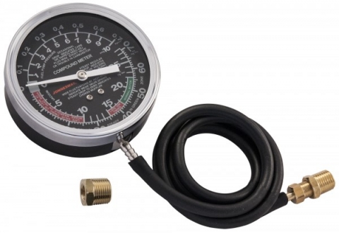 products/AR020019 Jonnesway Универсальный прибор для измерения давления топливной магистрали. Вакуумметр