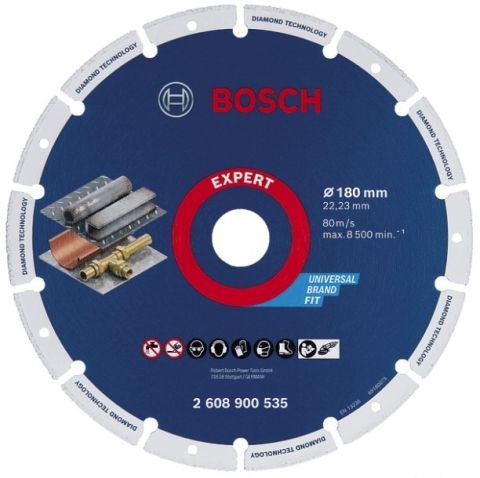 products/Диск алмазный по металлу (180x22.2 мм) Bosch 2608900535