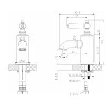 Смеситель для раковины Bravat Art F175109G