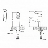 Смеситель для раковины Bravat Drop F14898C-RUS