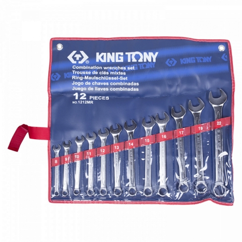 products/Набор ключей комбинированных 8-22 мм 12 предметов King Tony, арт. 1212MR