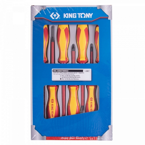 products/Набор отверток, диэлектрические, 7 предметов KING TONY 30607MR02