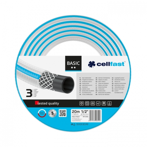 products/Садовый шланг 3 слоя Cellfast BASIC 1/2" 20 м арт. 10-400