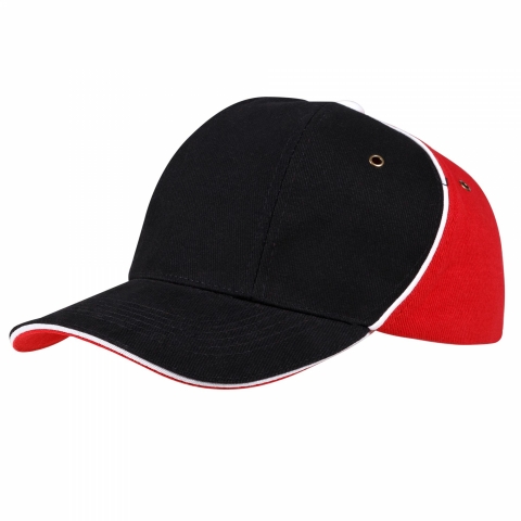 products/Бейсболка Unit Smart ,черный/красный,Факел,87476497