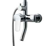 Душевая колонна со смесителем для ванны, поворотный излив Bravat Rhein F6429564CP-A-ENG