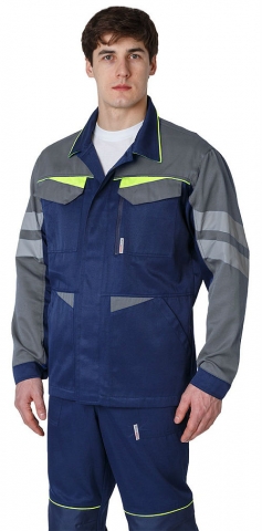 products/Куртка удлиненная мужская PROFLINE BASE, т.синий/серый