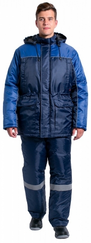 products/Куртка зимняя для инженера (тк.Оксфорд), т.синий/васильковый, Факел арт. 87469374