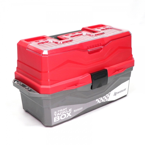 products/ Ящик для снастей Tackle Box трехполочный  красный Следопыт MB-BU-13