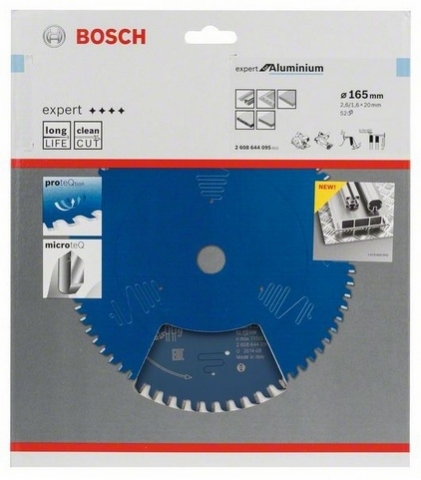 products/Пильный диск Bosch Expert for Aluminium 165x20x2.6/1.6x52T 2608644095