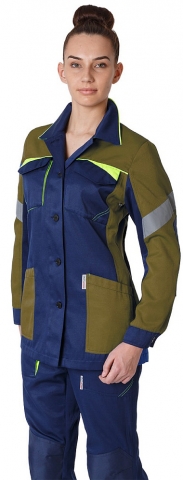 products/Куртка удлиненная женская PROFLINE BASE, т.синий/оливковый, Факел арт. 87468749