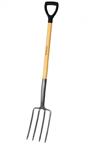 products/Вилы садовые GRINDA "PROLine" 39727, нержавеющая сталь, деревянная рукоять, 120см
