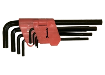 products/Набор ключей имбусовых HEX, 1,5–10 мм, CrV, 9 шт., удлиненные MATRIX