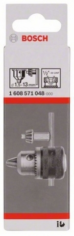products/Зубчатый патрон (13 мм; 1/2') Bosch 1608571048