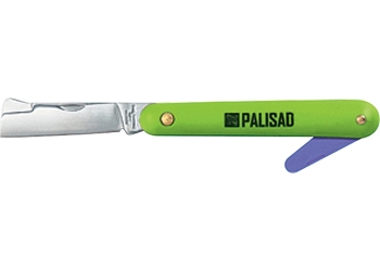 products/Нож садовый, 195 мм, складной, копулировочный, пластиковая рукоятка, пластик. расщепитель PALISAD