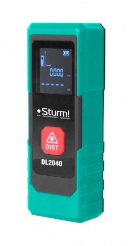 products/DL2040 Дальномер лазерный,0,05-40м,на 40% компактнее, только измерение расстояния,чехол, Sturm!	