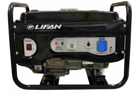 products/Бензиновый генератор LIFAN 2500 (2GF-3, 220В, 2/2,2 кВт, 4-х тактный, бензиновый, одноцилиндровый, с воздушным охлаждением, 6,5 л.с., объем 196см³, ручной запуск, 43кг)