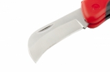 Нож электрика, складной, изогнутое лезвие, эргономичная двухкомпонентная рукоятка MATRIX