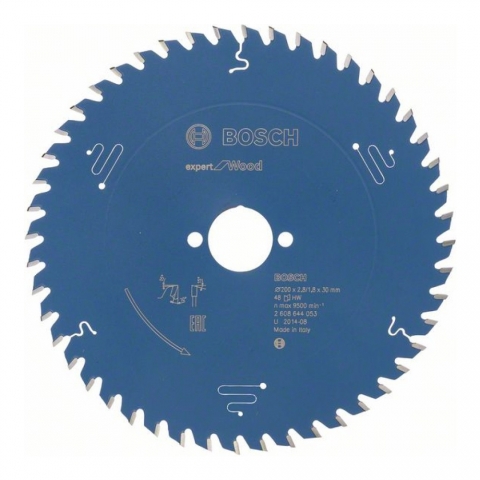 products/Пильный диск Bosch Expert for Wood, 200x30 мм, 48T, по дереву, арт. 2608644053