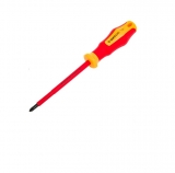 Отвертка диэлектрическая SHTOK PH2x125мм 1000V 09206, магнитный наконечник