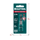 Адаптер KRAFTOOL DEPTH CONTROL с регулировкой глубины вкручивания крепежа, арт. 26764