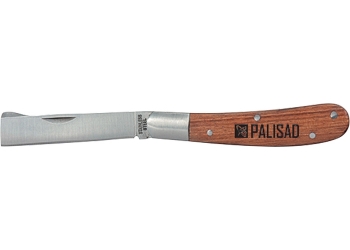 products/Нож садовый, 173 мм, складной, копулировочный, деревянная рукоятка PALISAD
