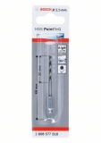 Сверло HSS PointTeQ, 2,5 мм, с шестигранным хвостовиком, Bosch, 2608577518