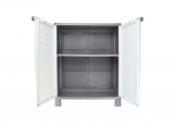 Низкий шкаф Keter AirSpire, графит/серый, 246142